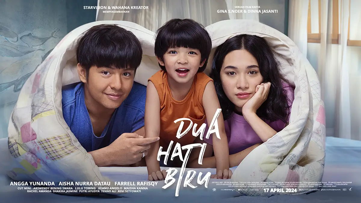 Dua Hati Biru 2024 poster