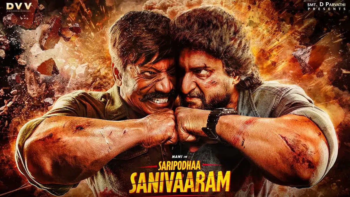 Saripodhaa Sanivaaram 2024 poster