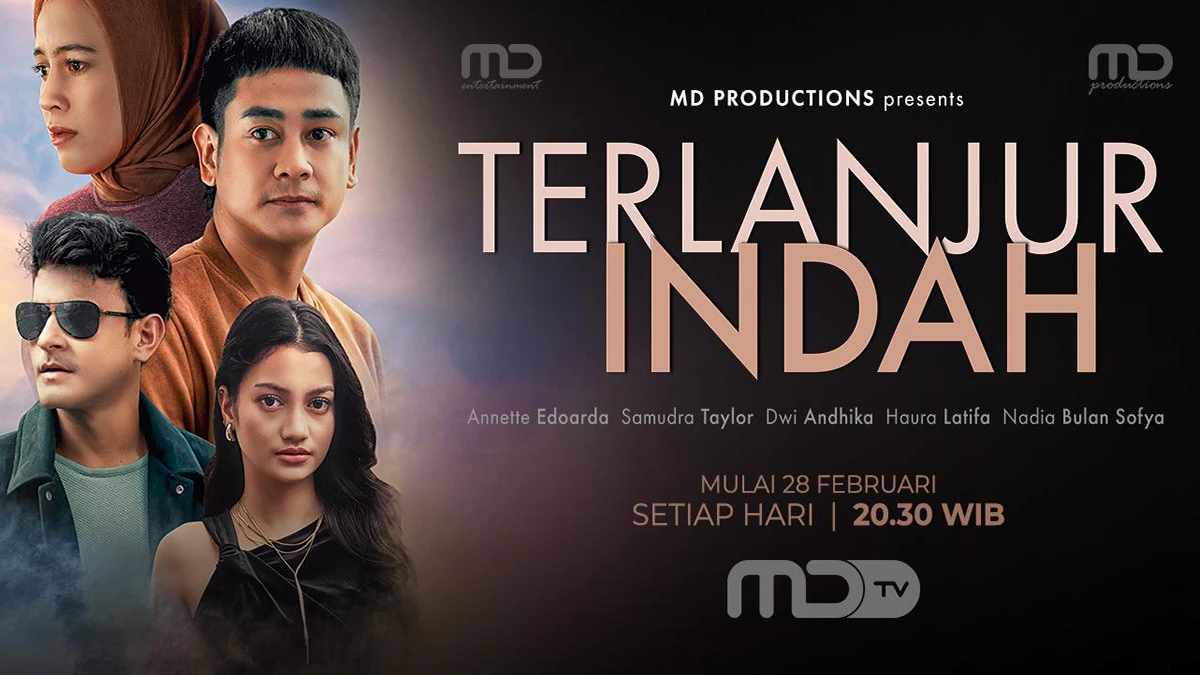 Terlanjur Indah 2025 poster